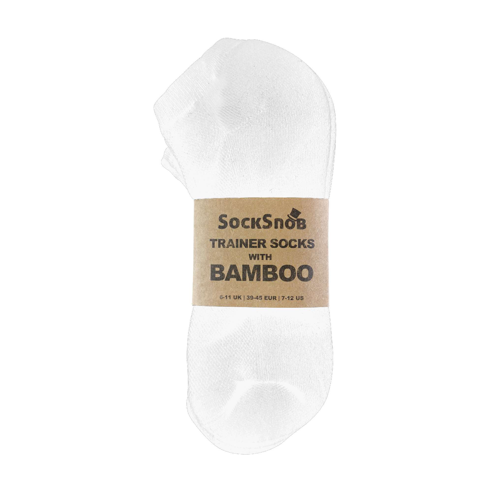 Sock Snob Mens Bamboo / Organic Cotton Low Cut Trainer Socks (Multipack Options)