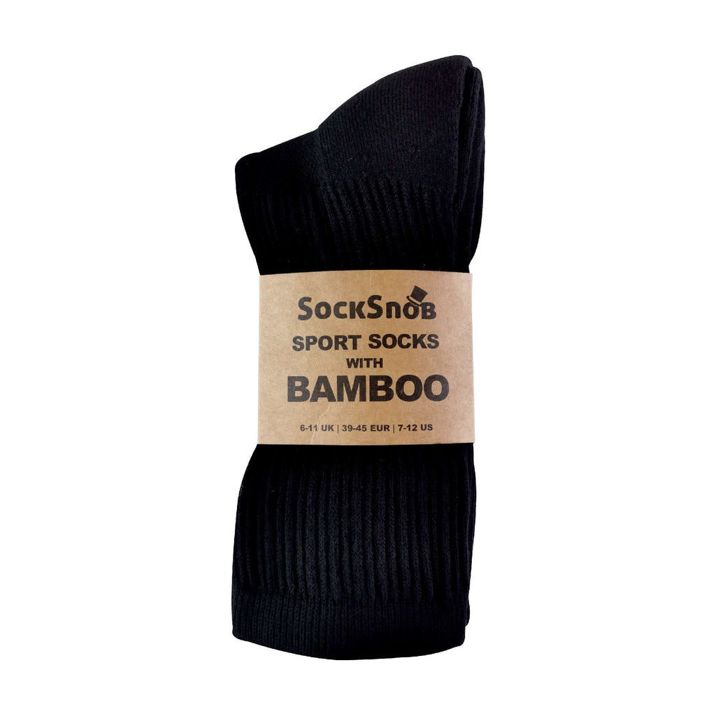 Sock Snob Mens Bamboo / Organic Cotton Running Sport Socks Multipack Options