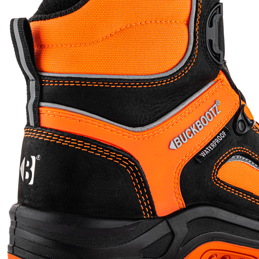 Buckler BVIZ7 Water Resistant Composite Safety Boots Black / Orange