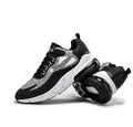 Mens Leather Breathable Running Trainers