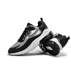Mens Leather Breathable Running Trainers