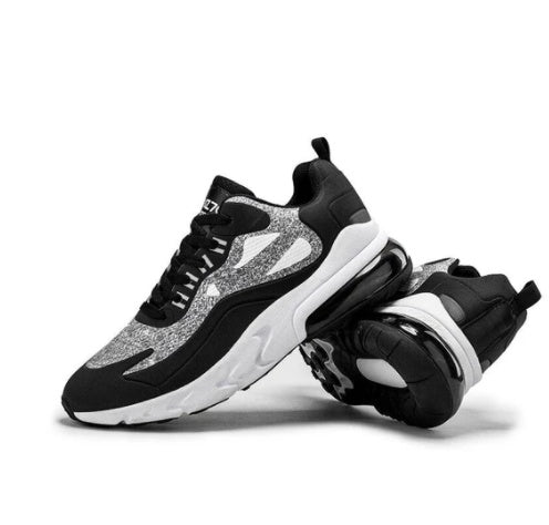 Mens Leather Breathable Running Trainers