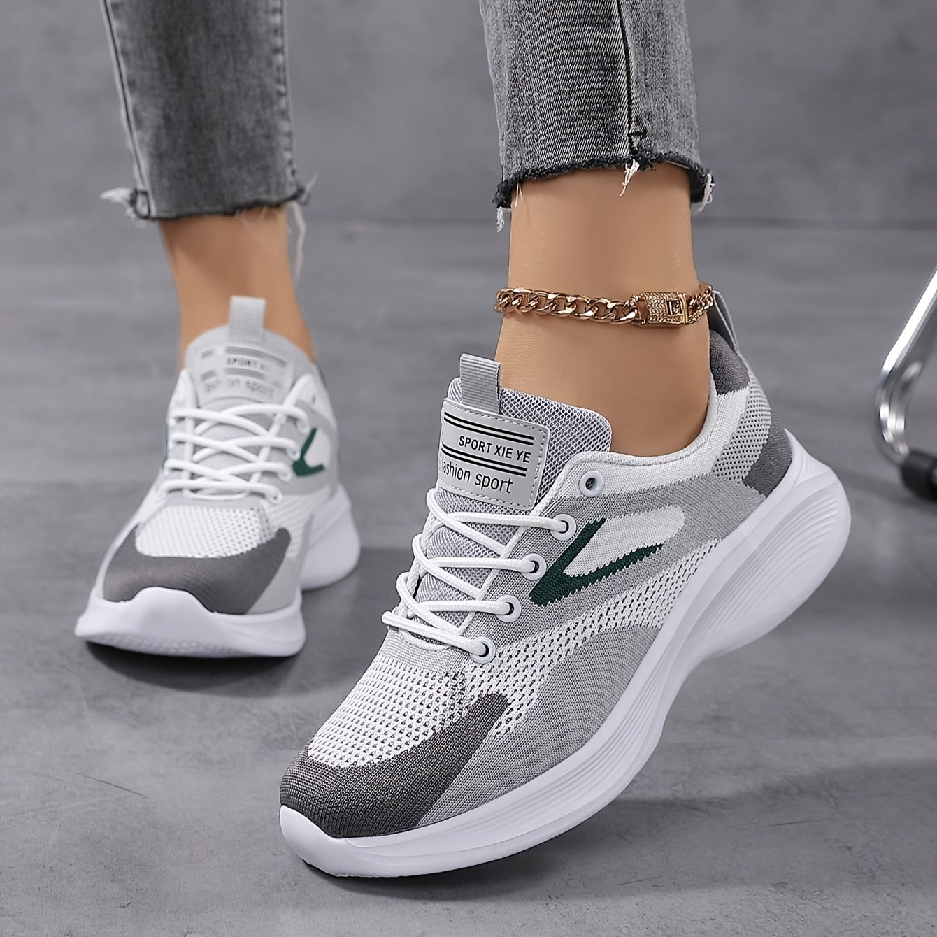 Womens Breathable Lightweight Low Top Lace Up Trainers