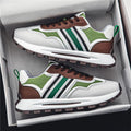 Leather Non Slip Breathable Lightweight Platform Running Trainers