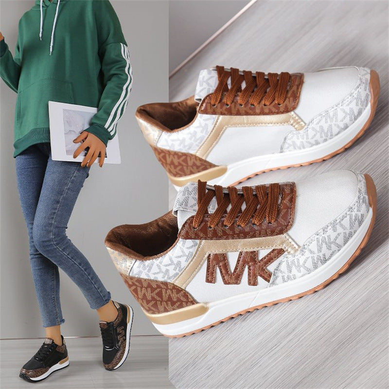 Large Size Womens Shoes Casual Sports Shoes Color Muffin