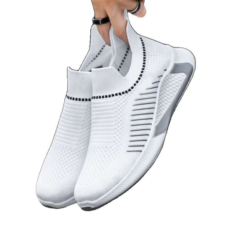 Mens Breathable Mesh Round Toe Trainers