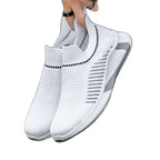 Mens Breathable Mesh Round Toe Trainers