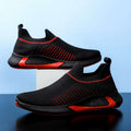 Mens Breathable Mesh Round Toe Trainers