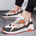 Breathable Mesh Lightweight Platform Round Toe Running Trainers