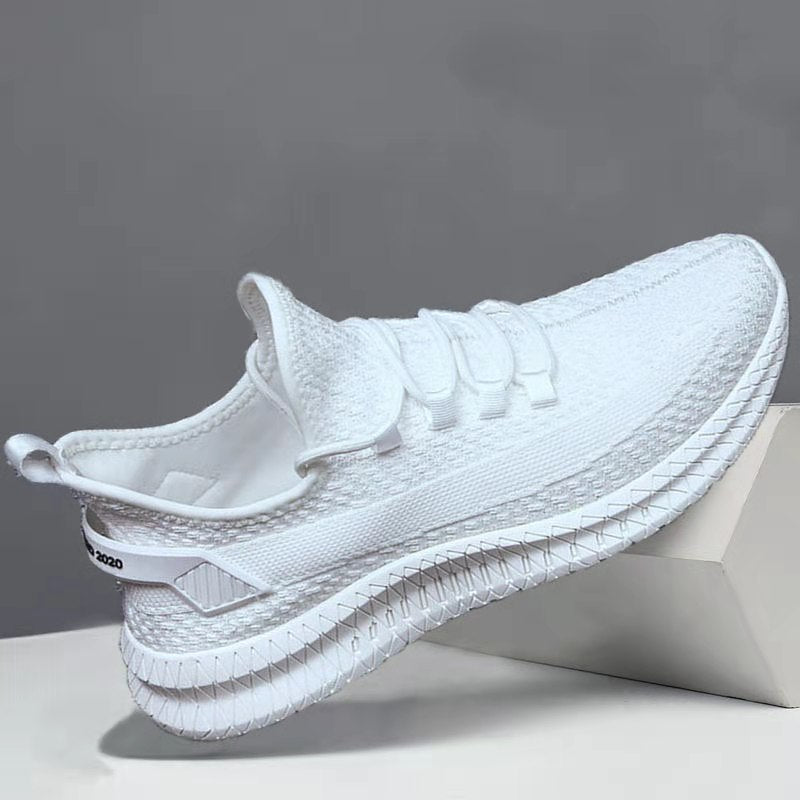 Mens Breathable Mesh Lightweight Round Toe Running Trainers