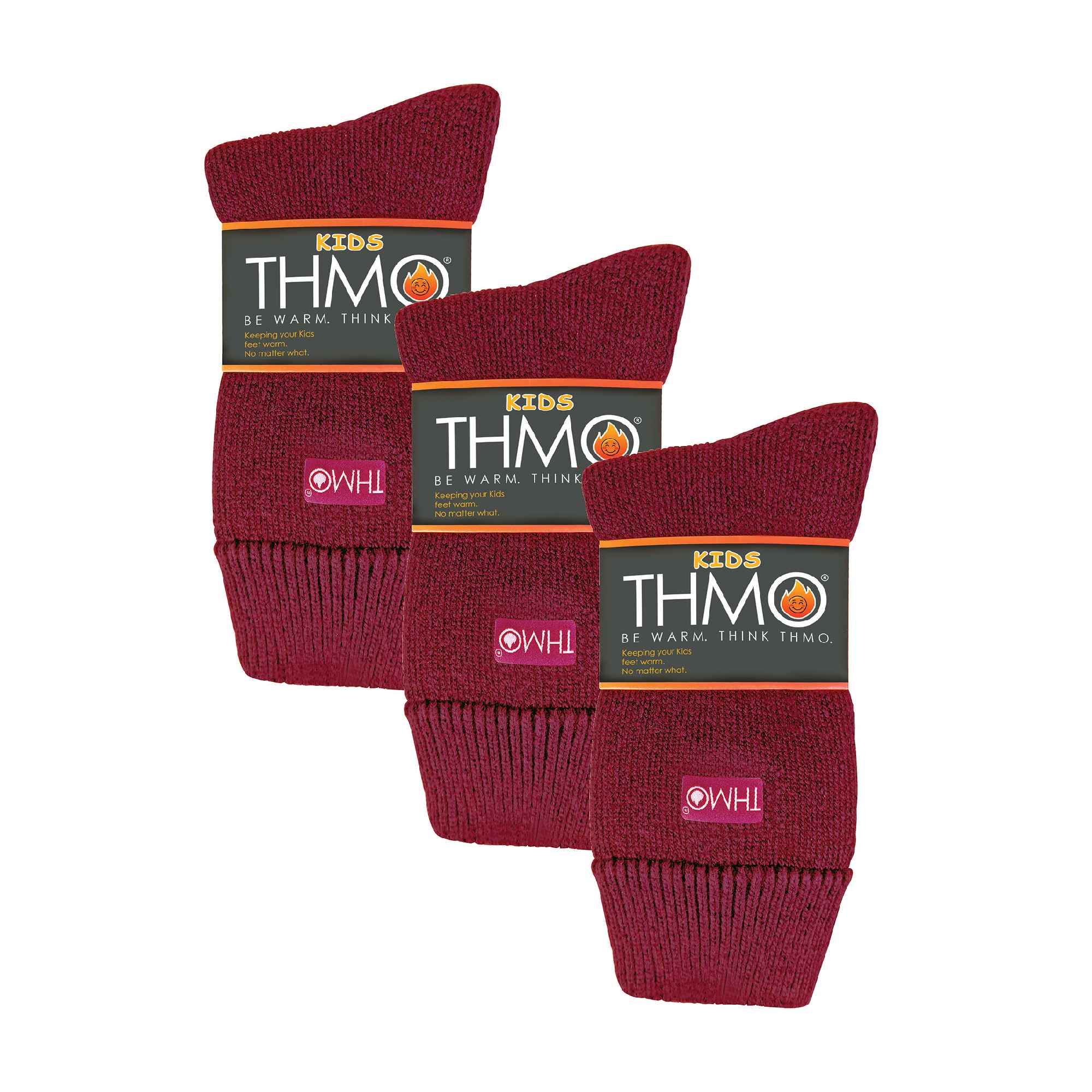 THMO 3 Pairs Kids Thermal Socks