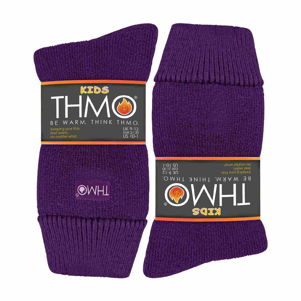 THMO 1 Pack Kids Thermal Socks for Winter (3 Sizes)