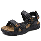 Mens Leather Platform Sandals