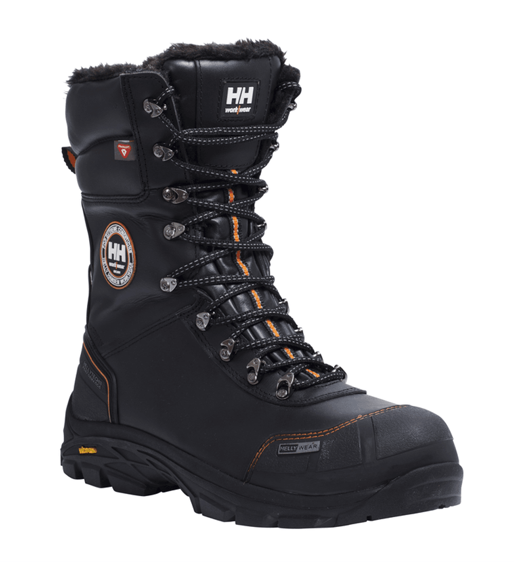 Helly Hansen 78301 Chelsea Thermal Waterproof Tall Winter Safety Boots Black/Orange