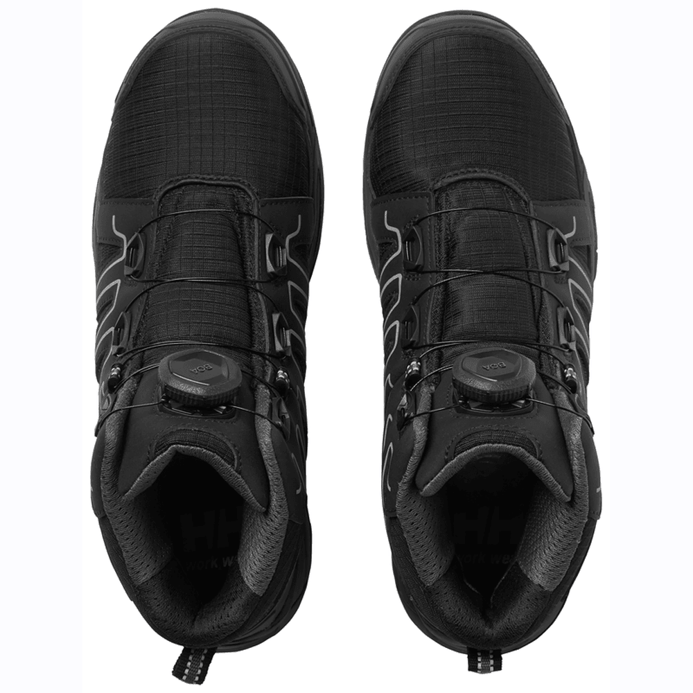 Helly Hansen 78424 Manchester Mid BOA Lightweight Safety Hiker Boots Black/Grey