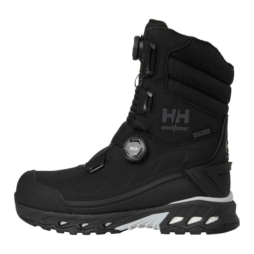 Helly Hansen 78480 Bifrost Tall BOA S7S Helly Tech Safety Winter Safety Boots Black