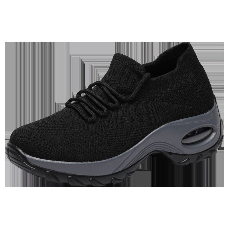 Womens Breathable Lightweight Platform Waterproof Trainers