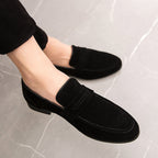 Mens High Top Slip On Casual Shoes