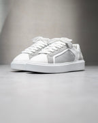 Blaekh Staple White Grey Trainers