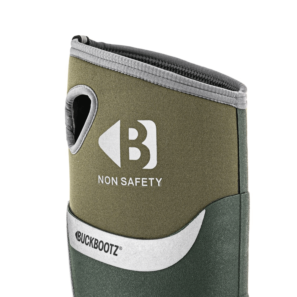 Buckler Walkerz Buckbootz Neoprene Non-Safety Waterproof Wellington Boots Black / Green