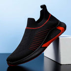 Mens Breathable Mesh Round Toe Trainers