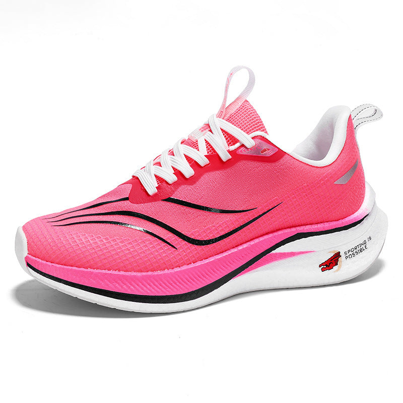 Unisex Breathable Mesh Lightweight Platform Low Top Trainers
