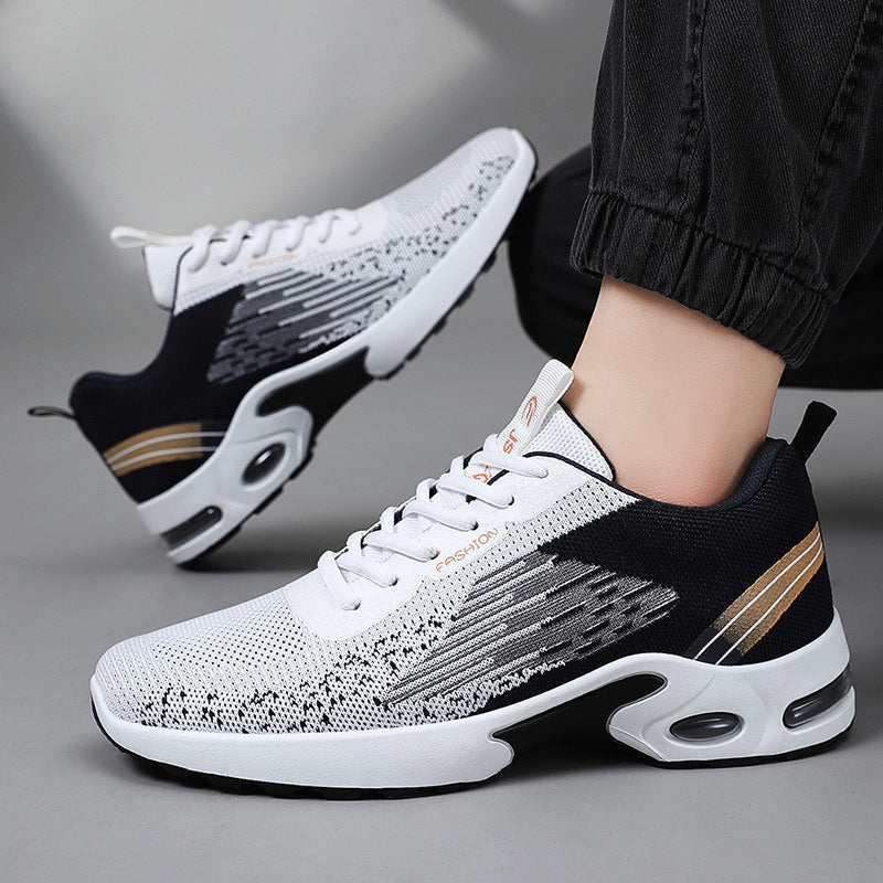 Breathable Lightweight Low Top Round Toe Trainers