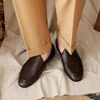 Leather Slip On Shoes