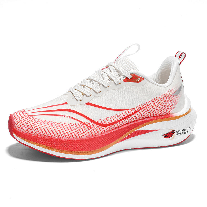 Unisex Breathable Mesh Lightweight Platform Low Top Trainers