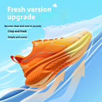 Mens Non Slip Breathable Lightweight Platform Running Trainers