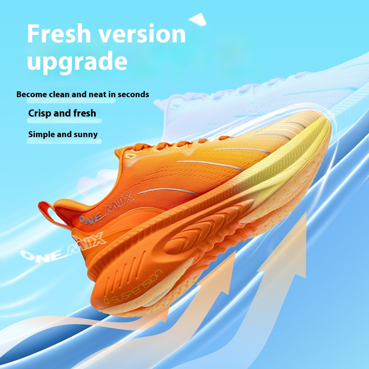 Mens Non Slip Breathable Lightweight Platform Running Trainers