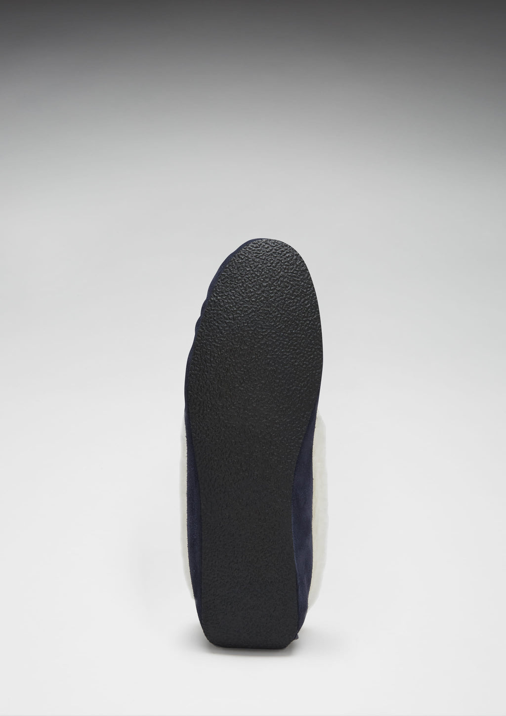 Hugs & Co Womens Slippers Sheepskin Navy Blue Suede