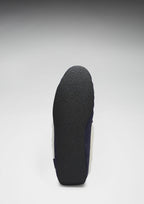 Hugs & Co Mens Slippers Sheepskin Navy Blue Suede