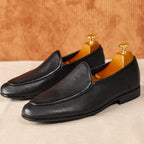 Leather Slip On Shoes