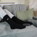 THMO 1 Pack Kids Indoor Thermal Slipper Socks with Grips (3 Sizes)