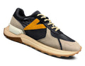 Mens Leather Breathable Trainers