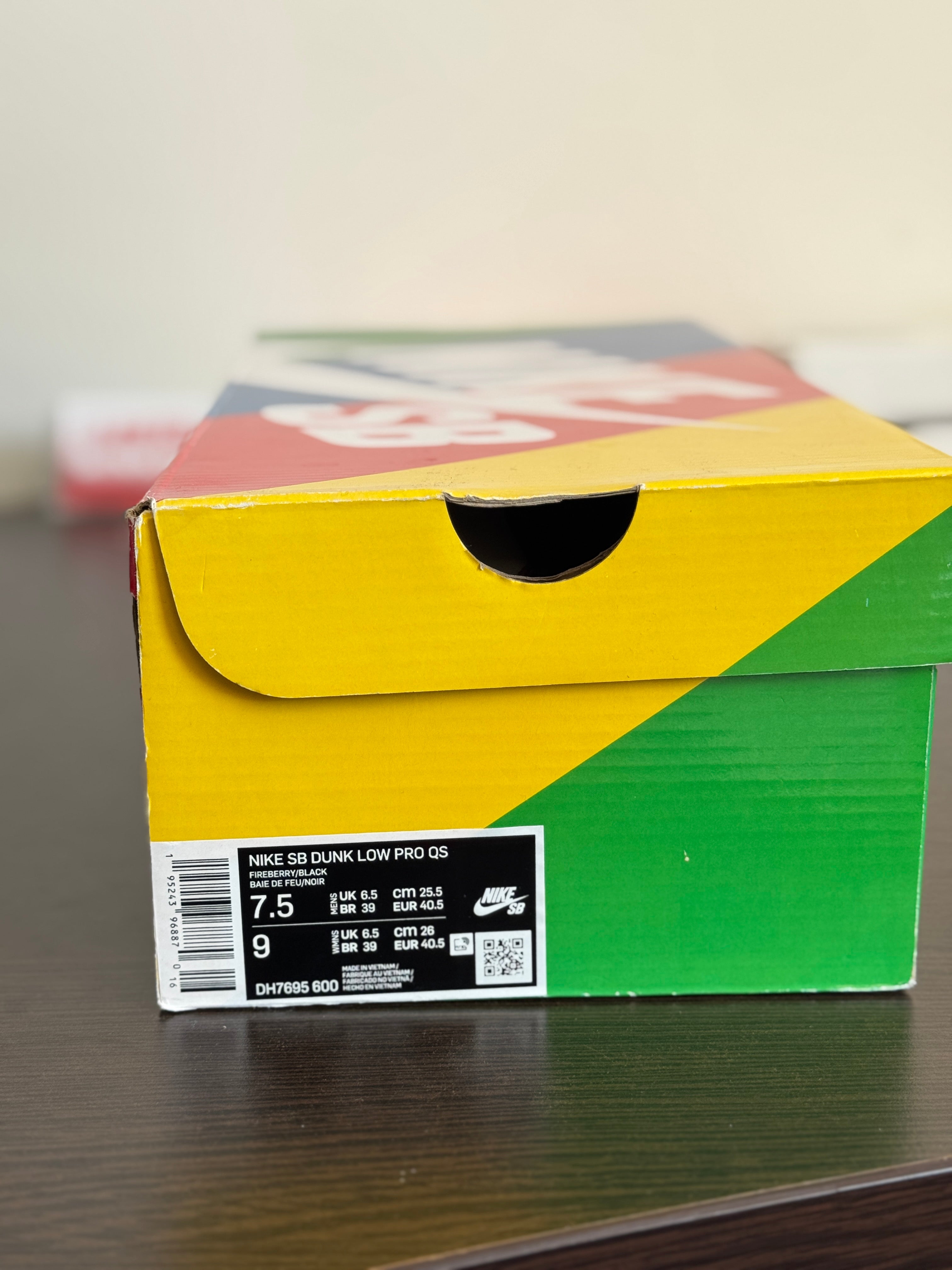Nike SB Dunk Low Pro Parra Abstract Art Trainers