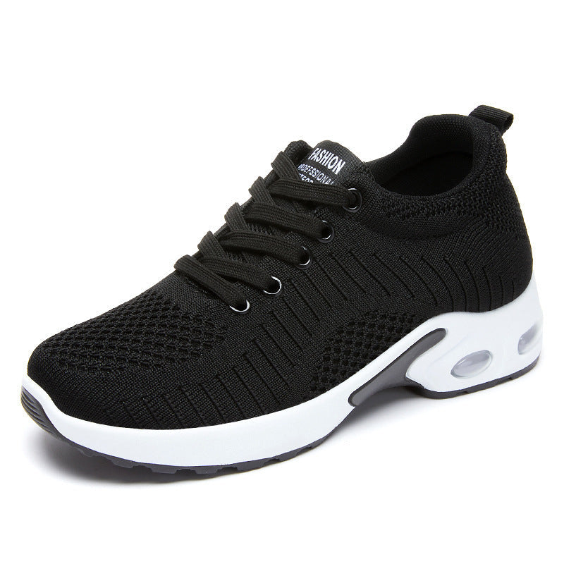 Womens Breathable Mesh Lightweight Low Top Lace Up Running Trainers