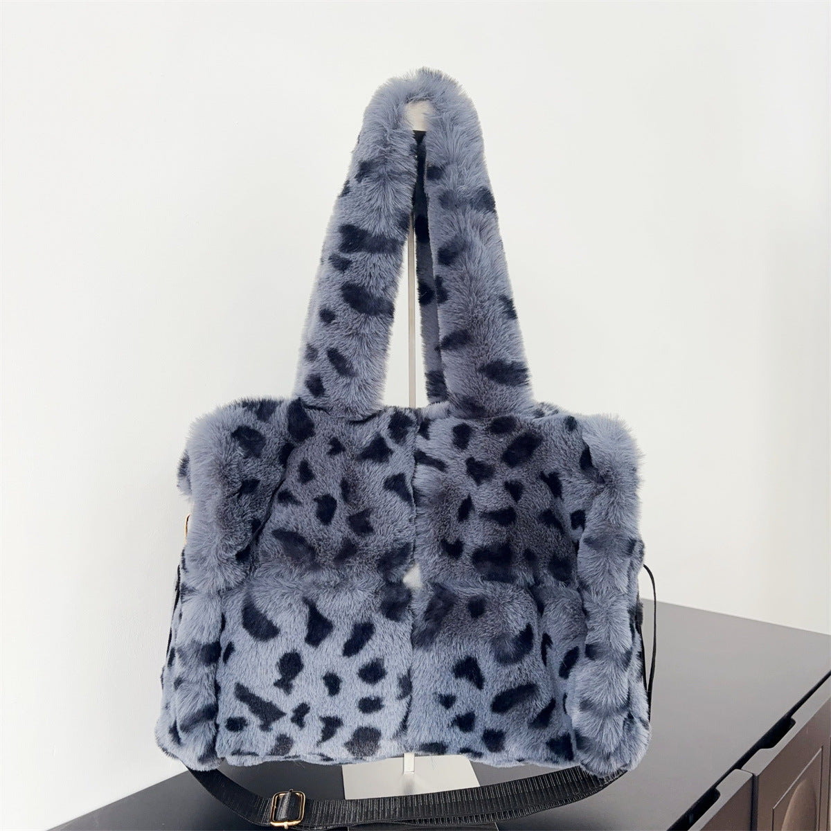 Leopard Print Large Capacity Tote Messenger Bag