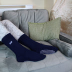 THMO 1 Pack Kids Indoor Thermal Slipper Socks with Grips (3 Sizes)