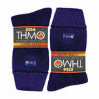 THMO 1 Pack Kids Indoor Thermal Slipper Socks with Grips (3 Sizes)