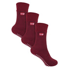 THMO 3 Pack Kids Indoor Thermal Slipper Socks with Grips