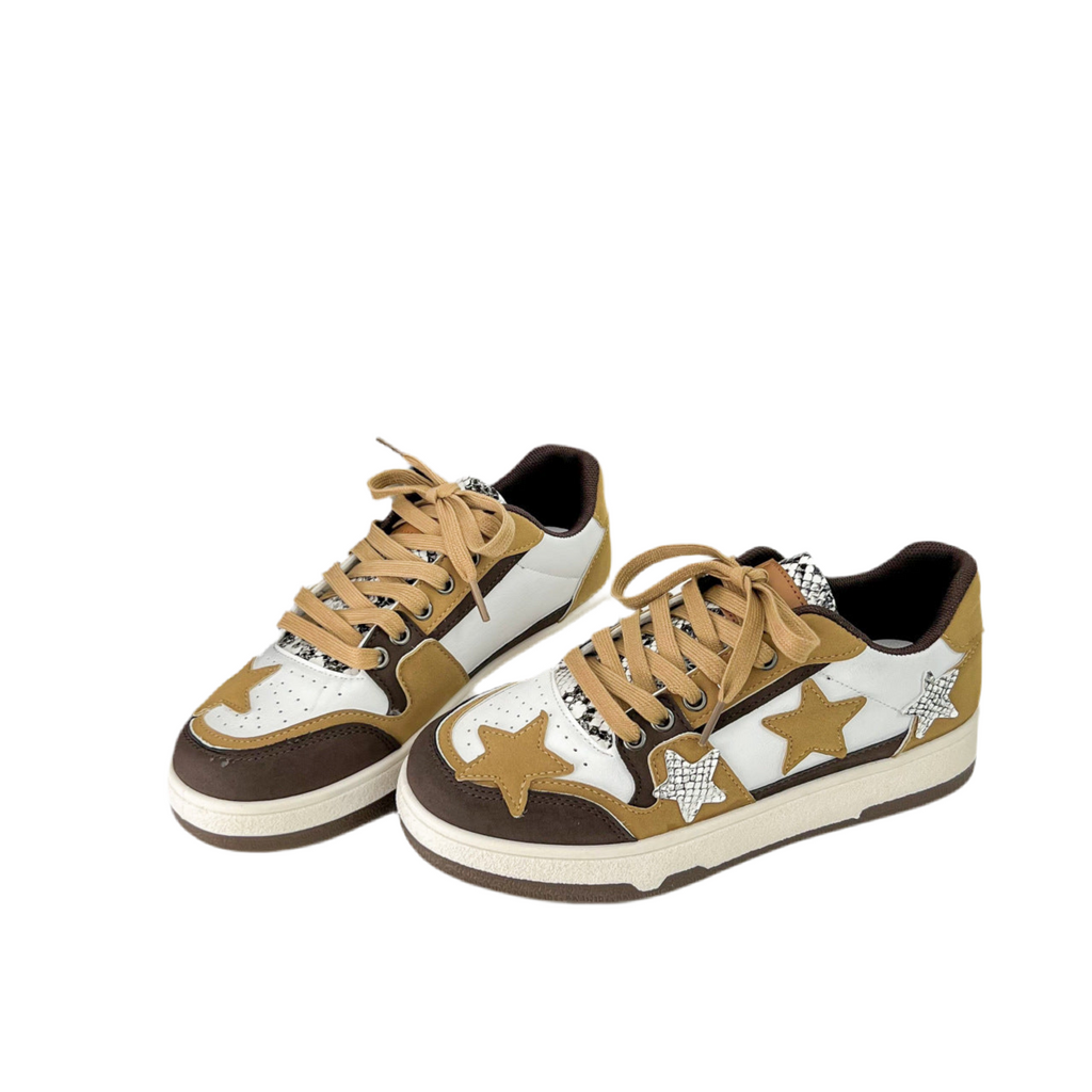 Canvas Low Top Lace Up Round Toe Trainers