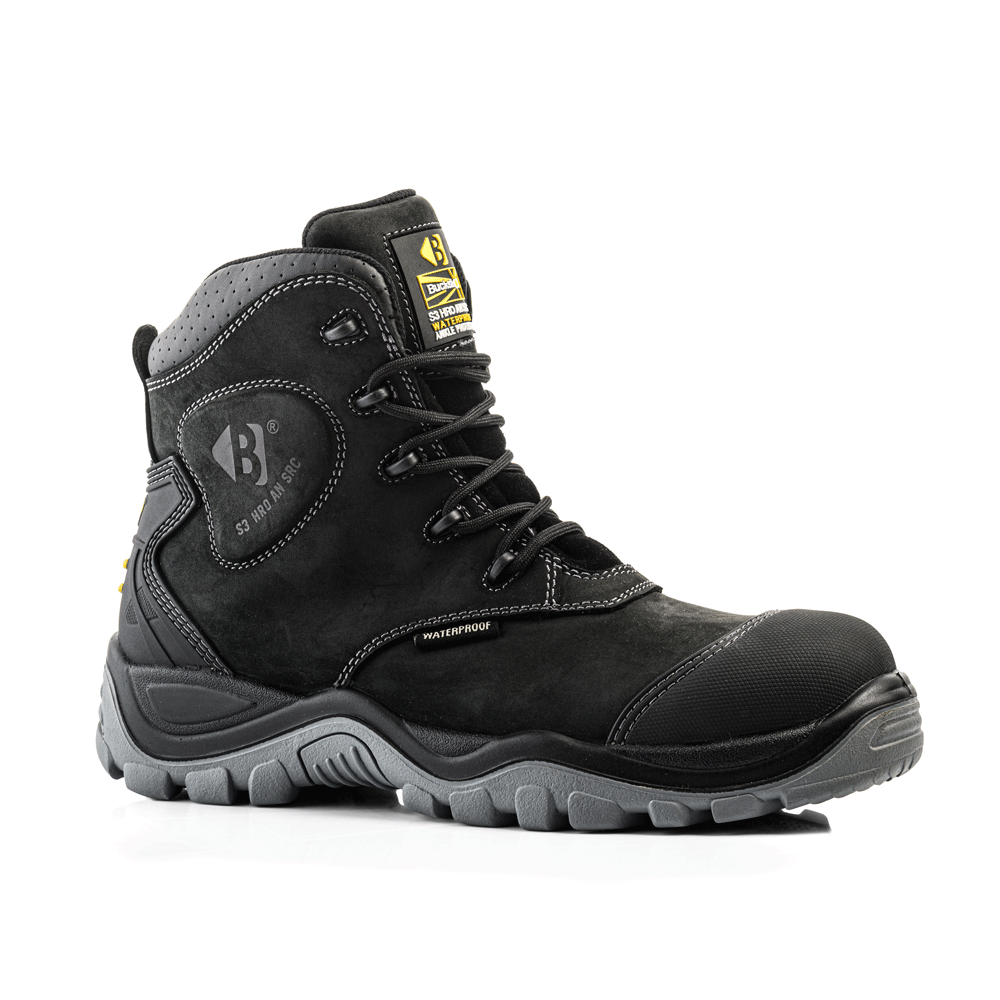 Buckler BSH012 S3 Brown Leather Waterproof Safety Boots