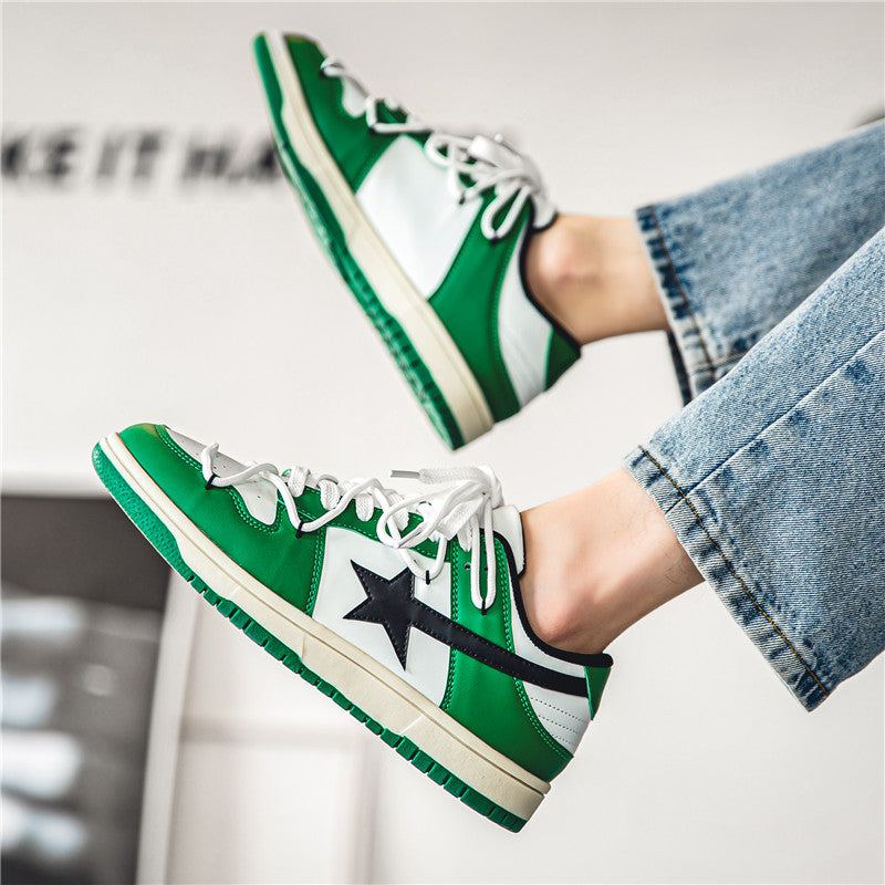 White And Red Star Dash Sneaker