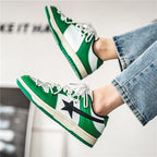 White And Red Star Dash Sneaker