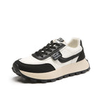 Breathable Mesh Low Top Lace Up Round Toe Running Trainers