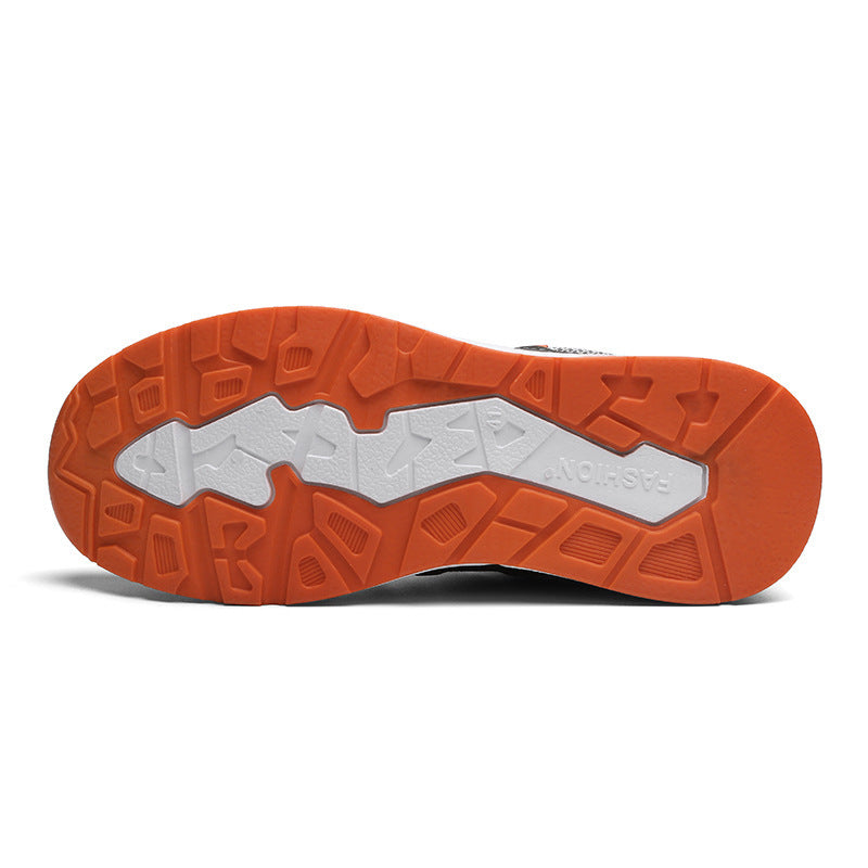 Breathable Mesh Lightweight Platform Round Toe Running Trainers