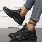 Breathable Mesh Low Top Lace Up Round Toe Trainers