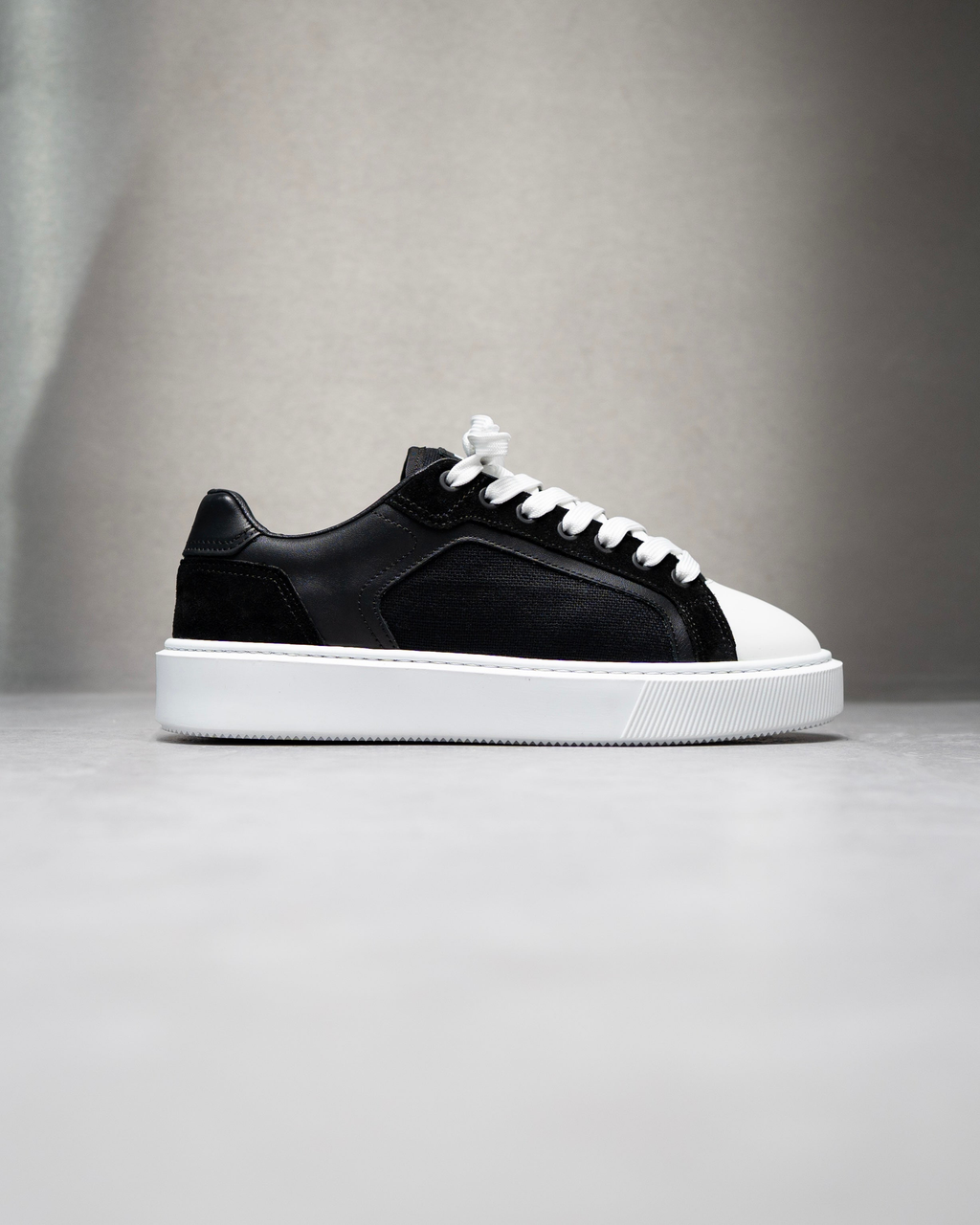 Blaekh Staple Black White Trainers